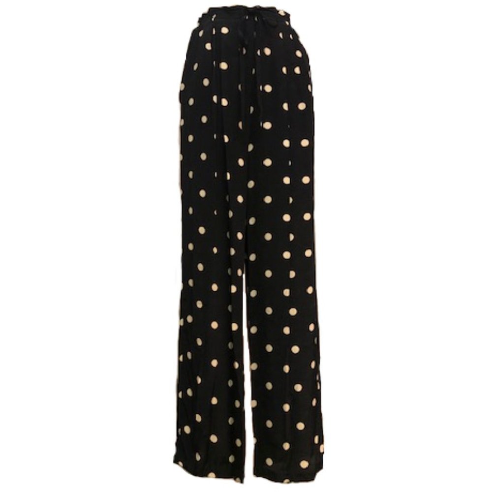 Mondi Palazzo Pant in Polka Dot Pattern Designer 8